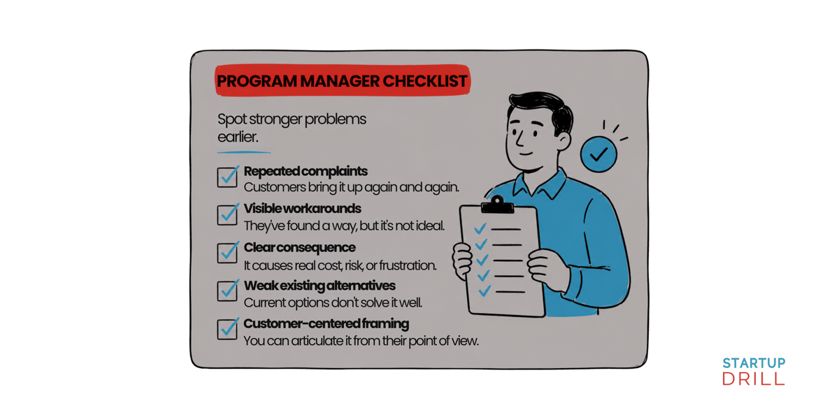 (3) How program managers can spot strong problems earlier